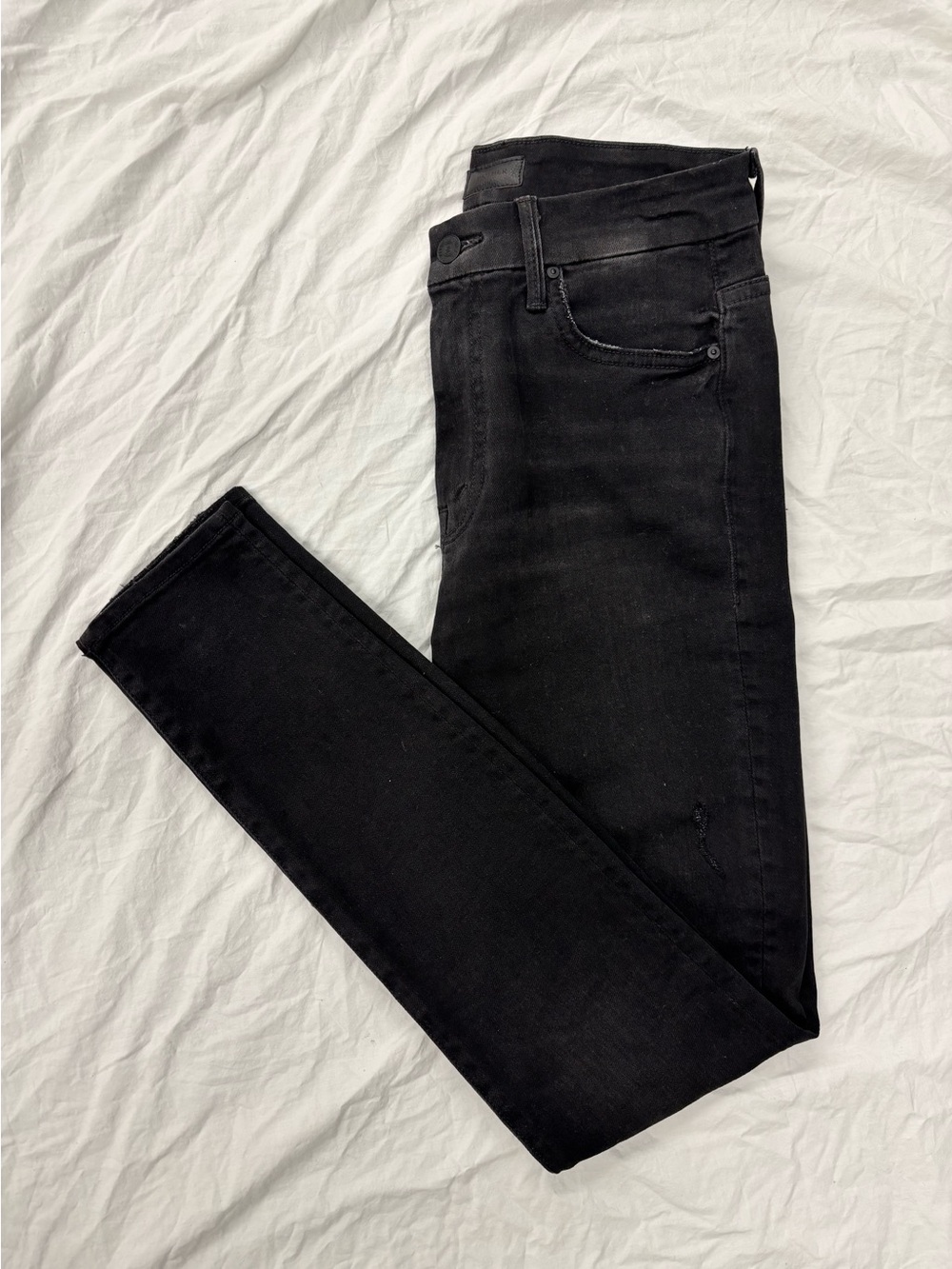 MOTHER Black ‘High-Waisted Looker’ Skinny Jeans | Size 27
